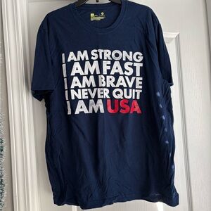 Xersion Navy Blue Motivational Tee